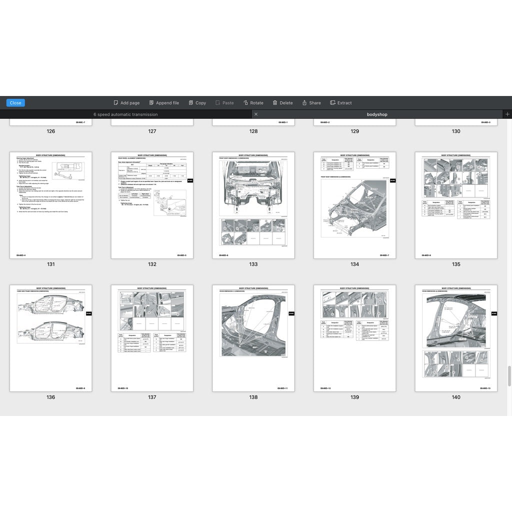 Mazda 6 GJ1 2013-2021 Full Manual Set – Repair & Maintenance Manual - page 9