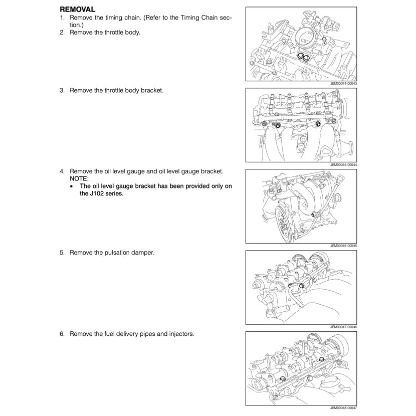 Daihatsu YRV M200/201 2000-2005 Full Manual Set – Repair & Maintenance Manual - page 9