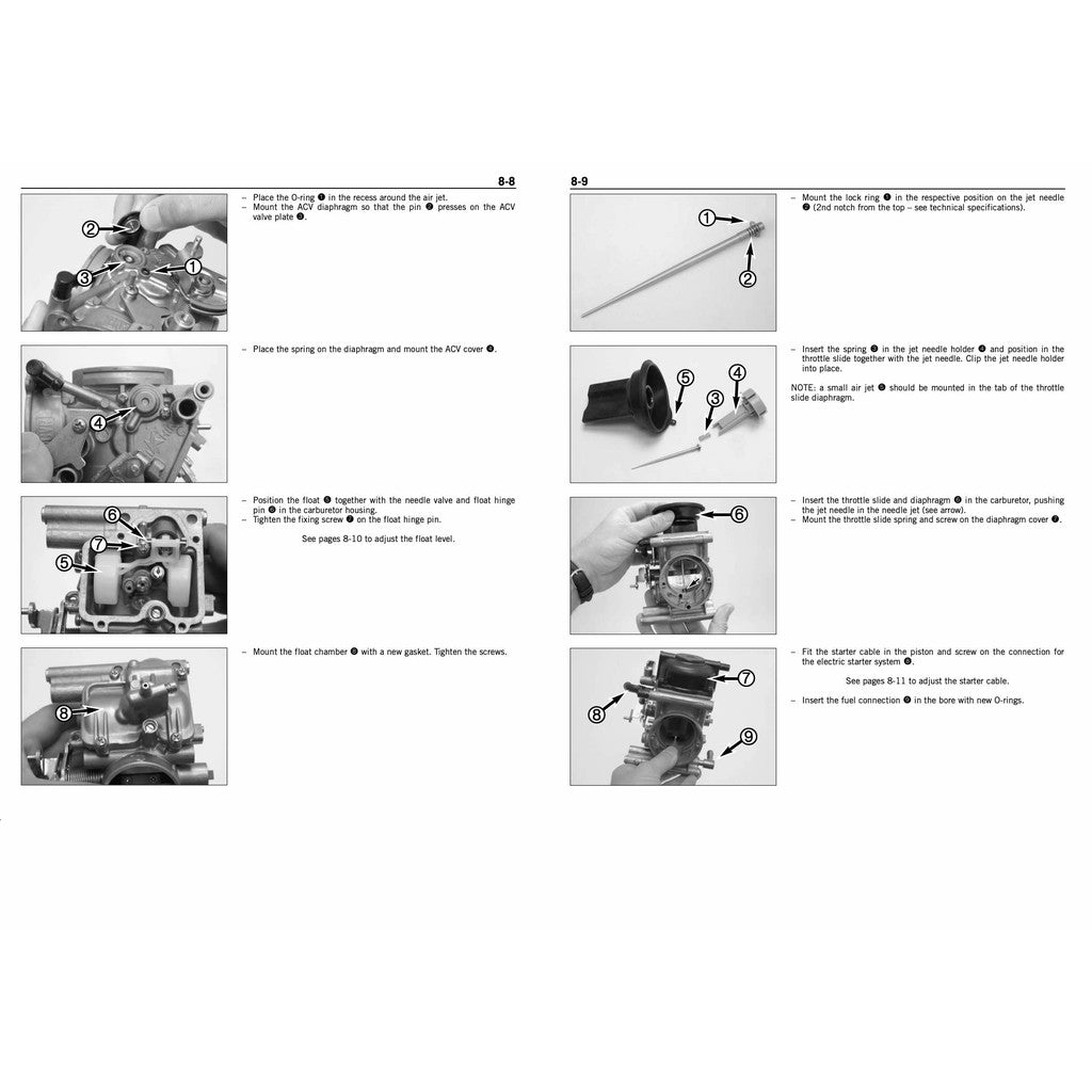 KTM 950/990 ADVENTURE 2003-2008 Full Manual Set – Service Repair Workshop Manual and Spare Parts Catalog and User Handbook - page 9