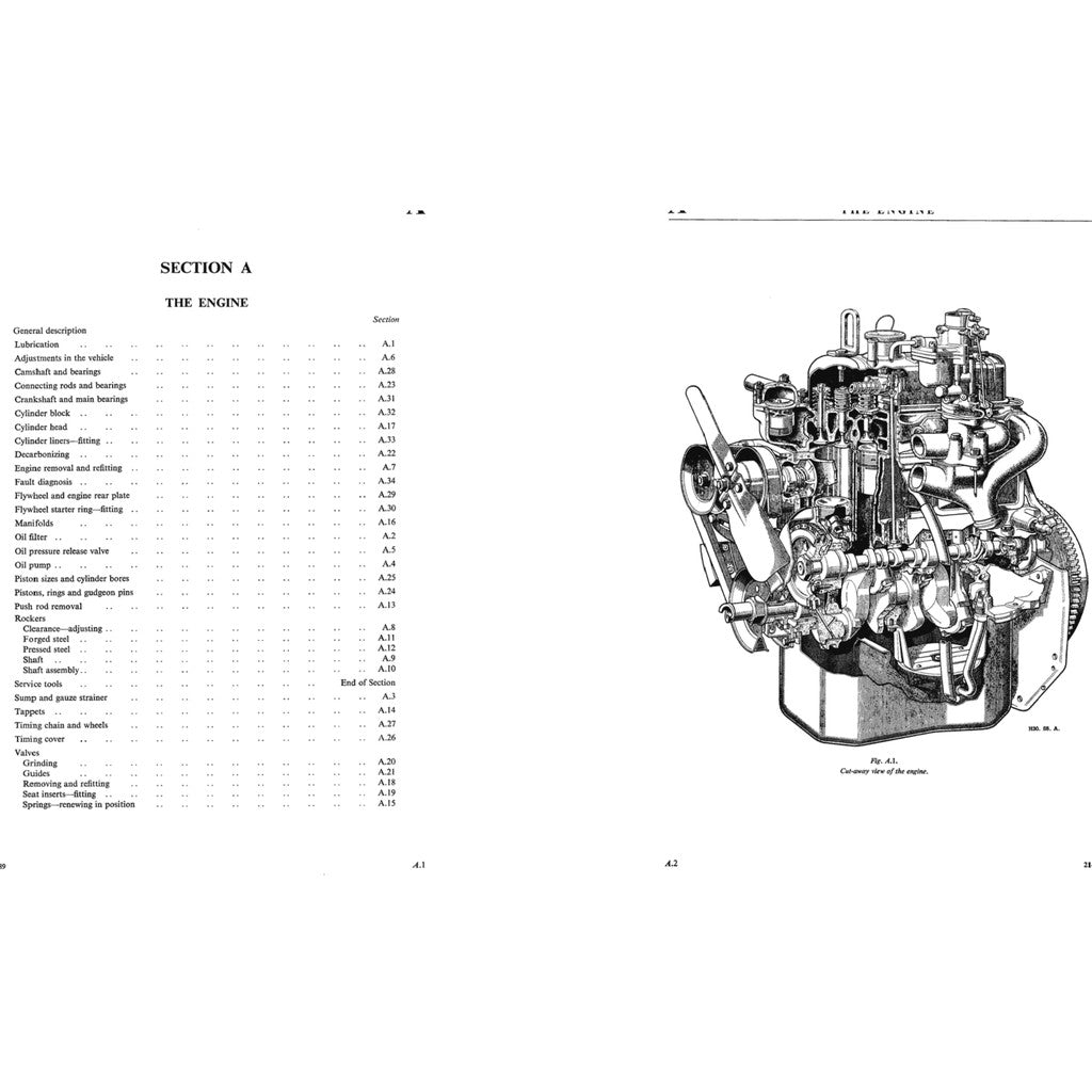 [CLASSIC] AUSTIN A30 & A35 1951-1968 Full Manual Set – Repair & Maintenance Manual - page 4
