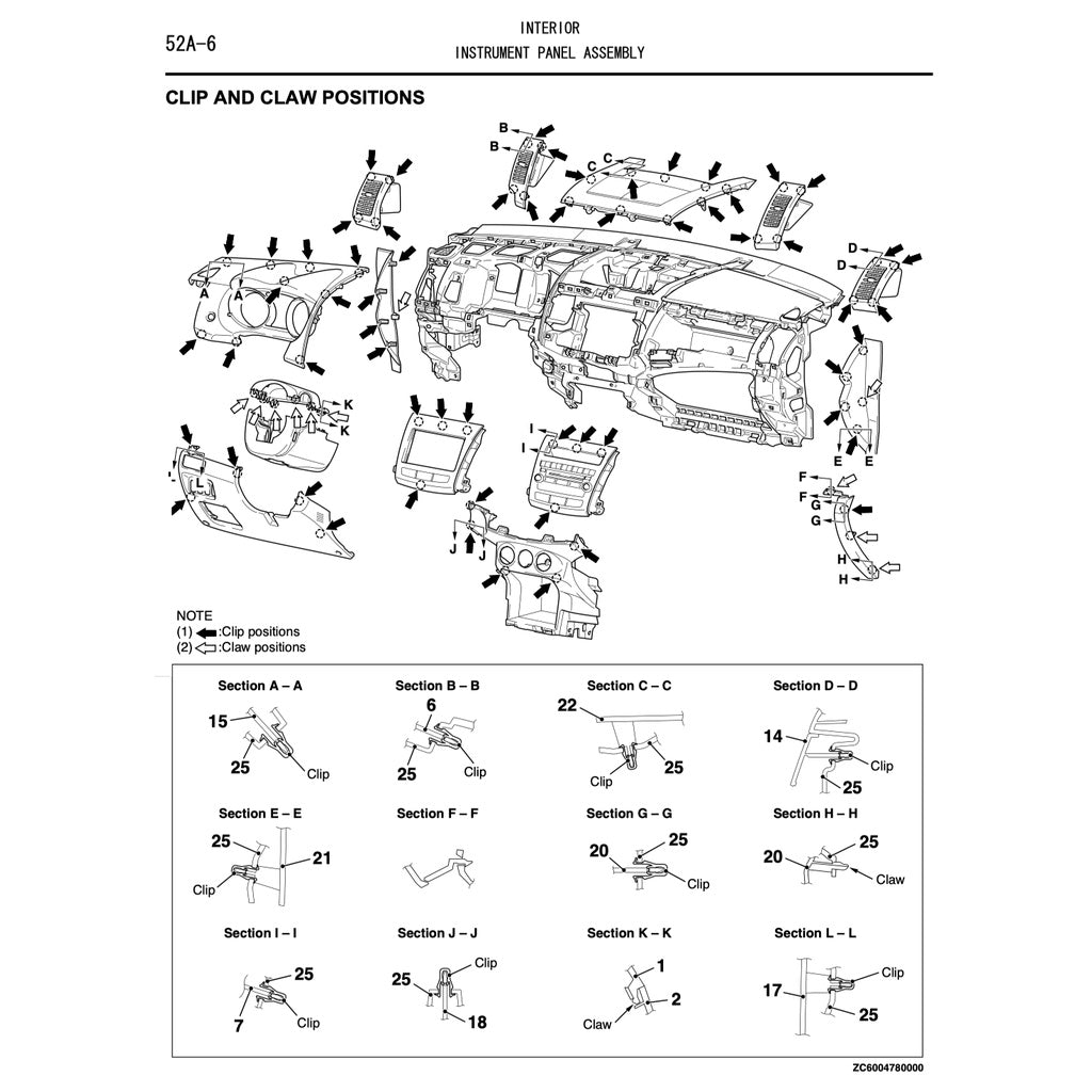 Mitsubishi OUTLANDER II CW 2006-2012 Full Manual Set – Repair & Maintenance Manual - page 7