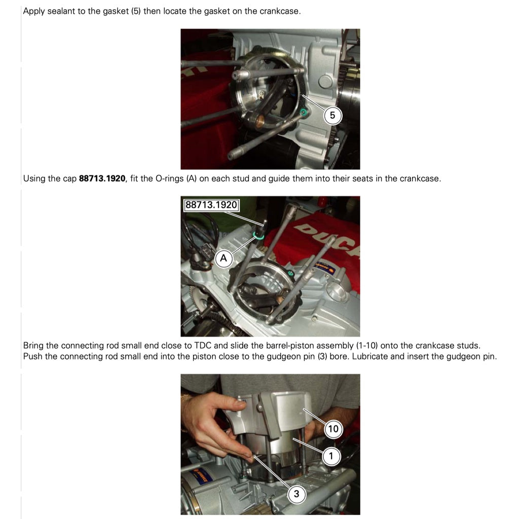 Ducati 1098 2007-2009 Full Manual Set – Repair & Maintenance Manual and Spare Parts Catalog - page 5