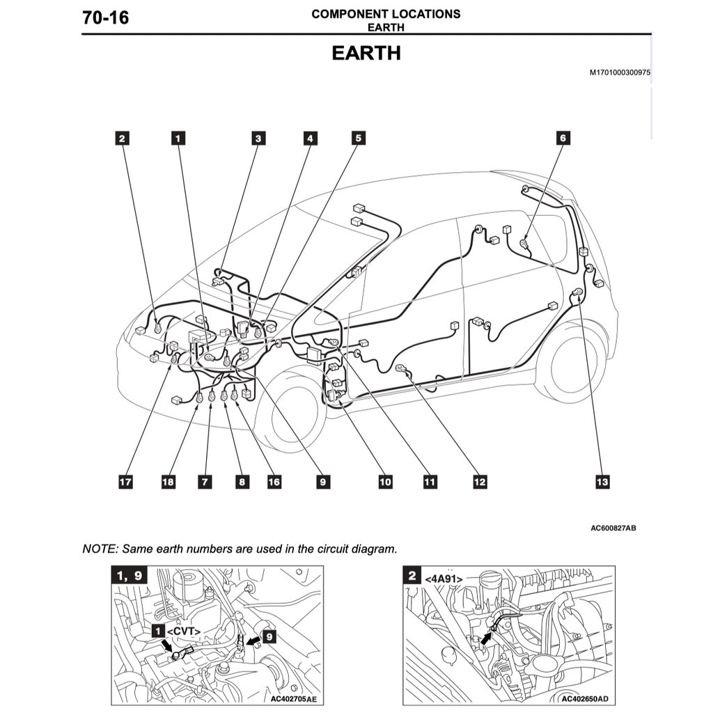 Mitsubishi COLT Z30 RalliArt 2005-2012 Full Manual Set – Repair & Maintenance Manual - page 9