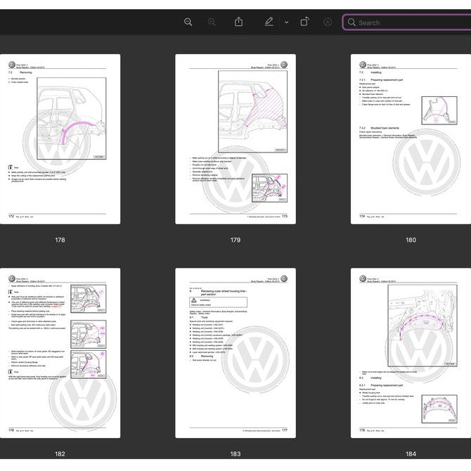 VW POLO MK4 9N 2001-2009 Full Manual Set – Repair & Maintenance Manual - page 6