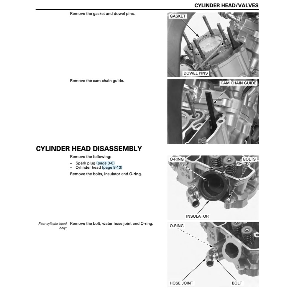 Honda TRANSALP XL700V/VA 2008-2022 Full Manual Set – Repair & Maintenance Manual and Spare Parts Catalog and User Handbook - page 6