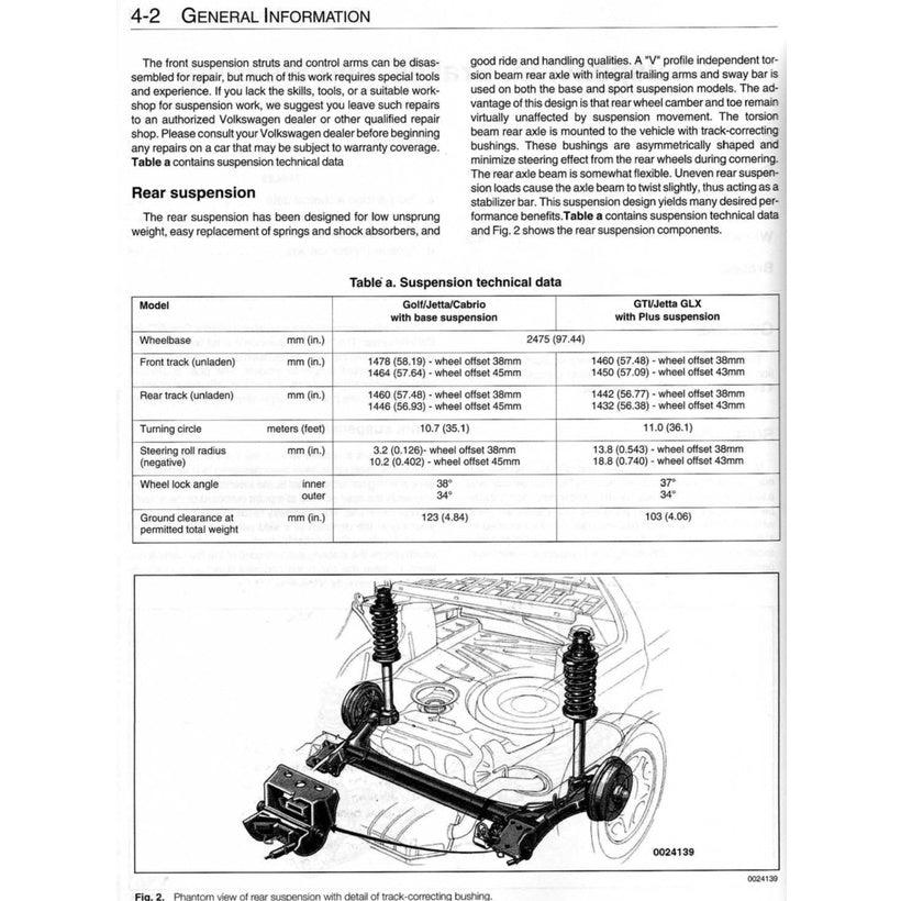 VW GOLF MK3 1993-1999 Full Manual Set – Repair & Maintenance Manual - page 8