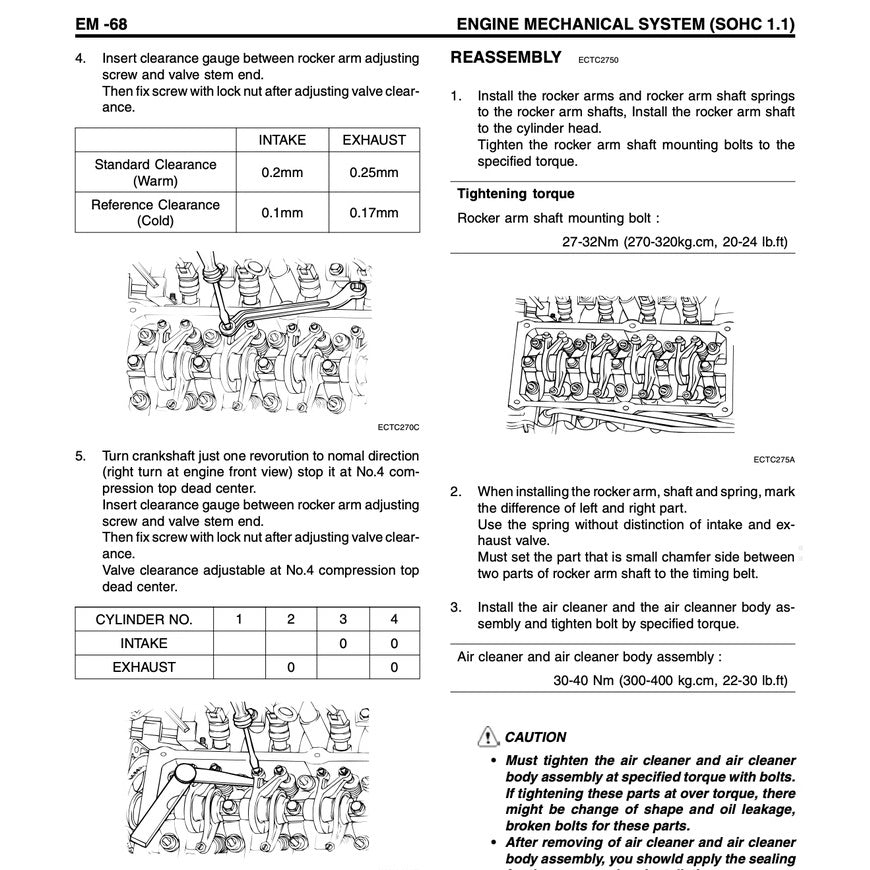 INOKOM / Hyundai ATOS PRIME 2003-2014 Full Manual Set – Repair & Maintenance Manual - page 8