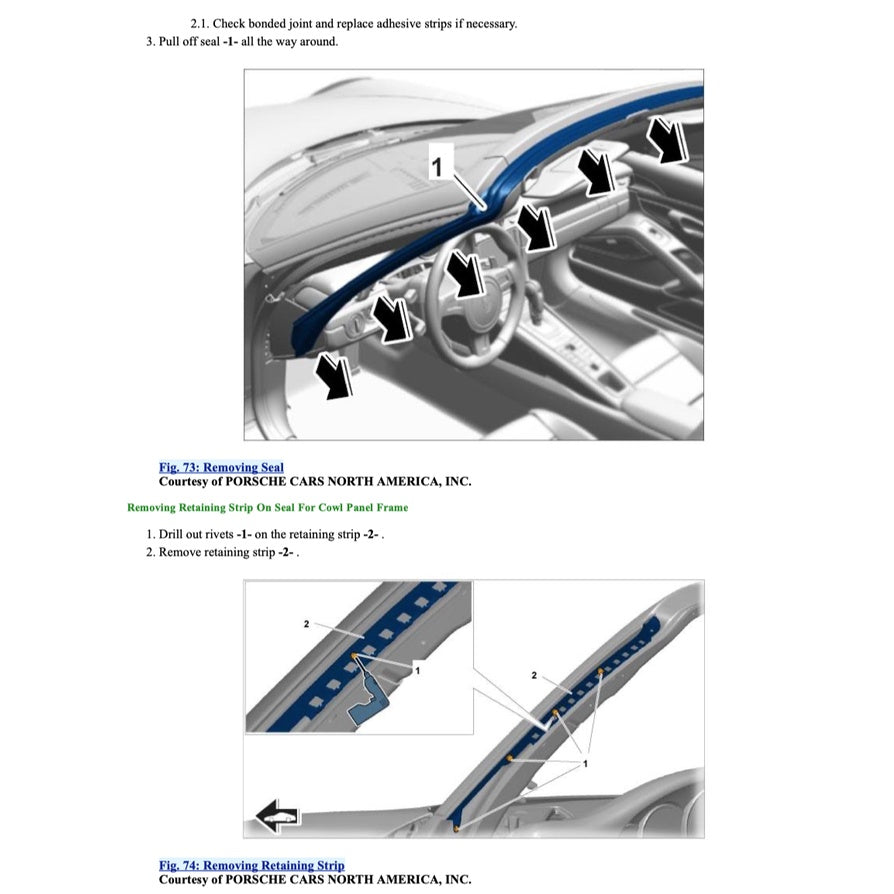 Porsche 911 991.1 2011-2016 Full Manual Set – Convertible Top Service Repair Manual - page 7