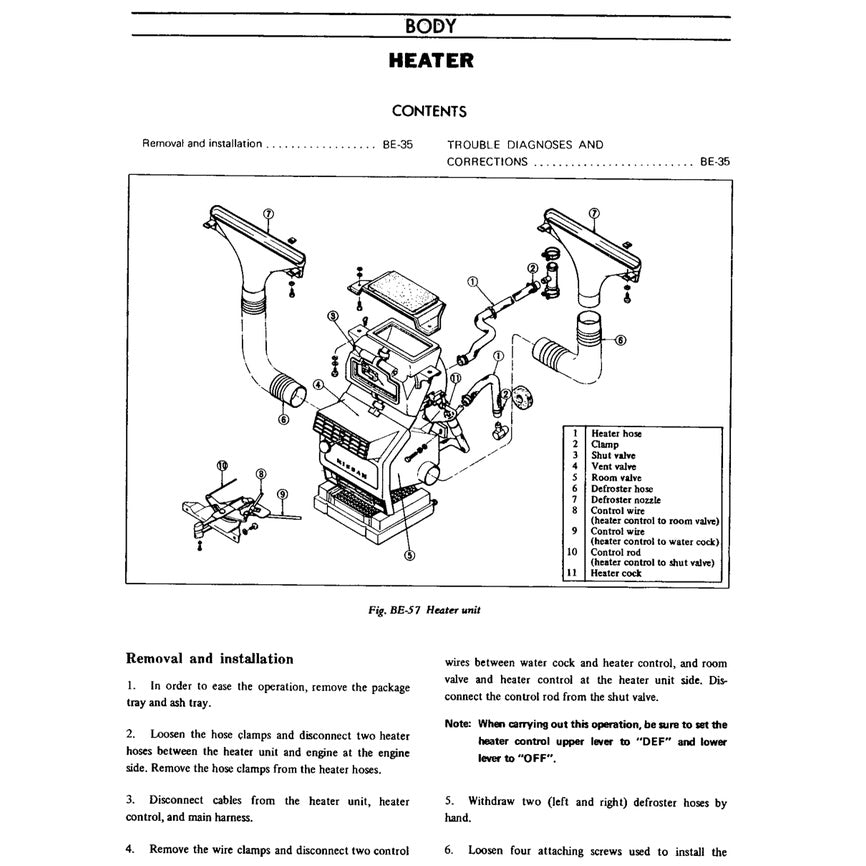 Datsun 1200 B110 1970-1973 Full Manual Set – Repair & Maintenance Manual - page 4
