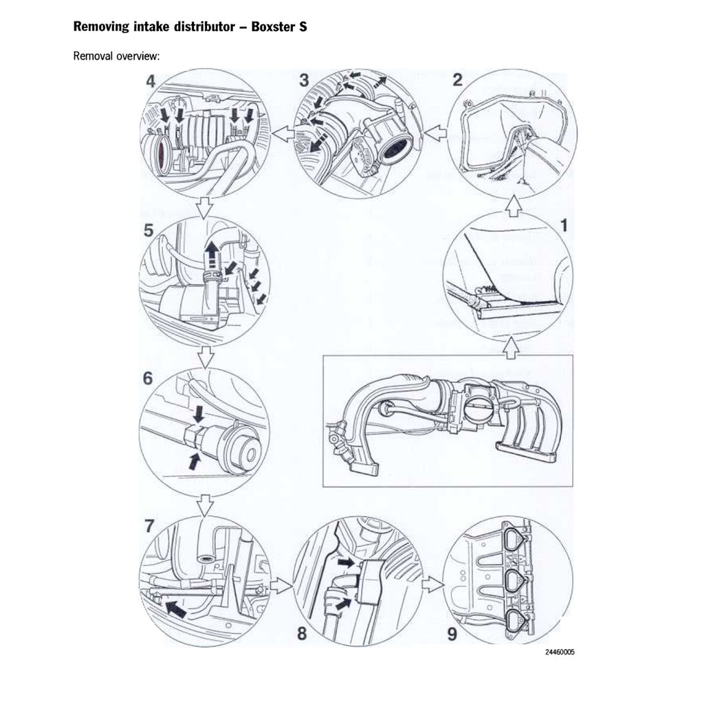 Porsche BOXSTER 986 1997-2004 Full Manual Set – Repair & Maintenance Manual and Spare Parts Catalog - page 8