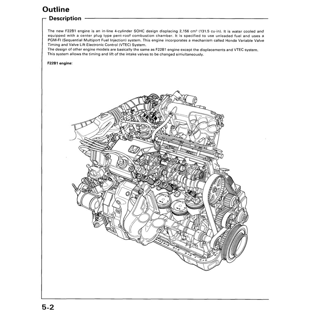 Honda ACCORD 5 CD 1993-1997 Full Manual Set – Repair & Maintenance Manual - page 7