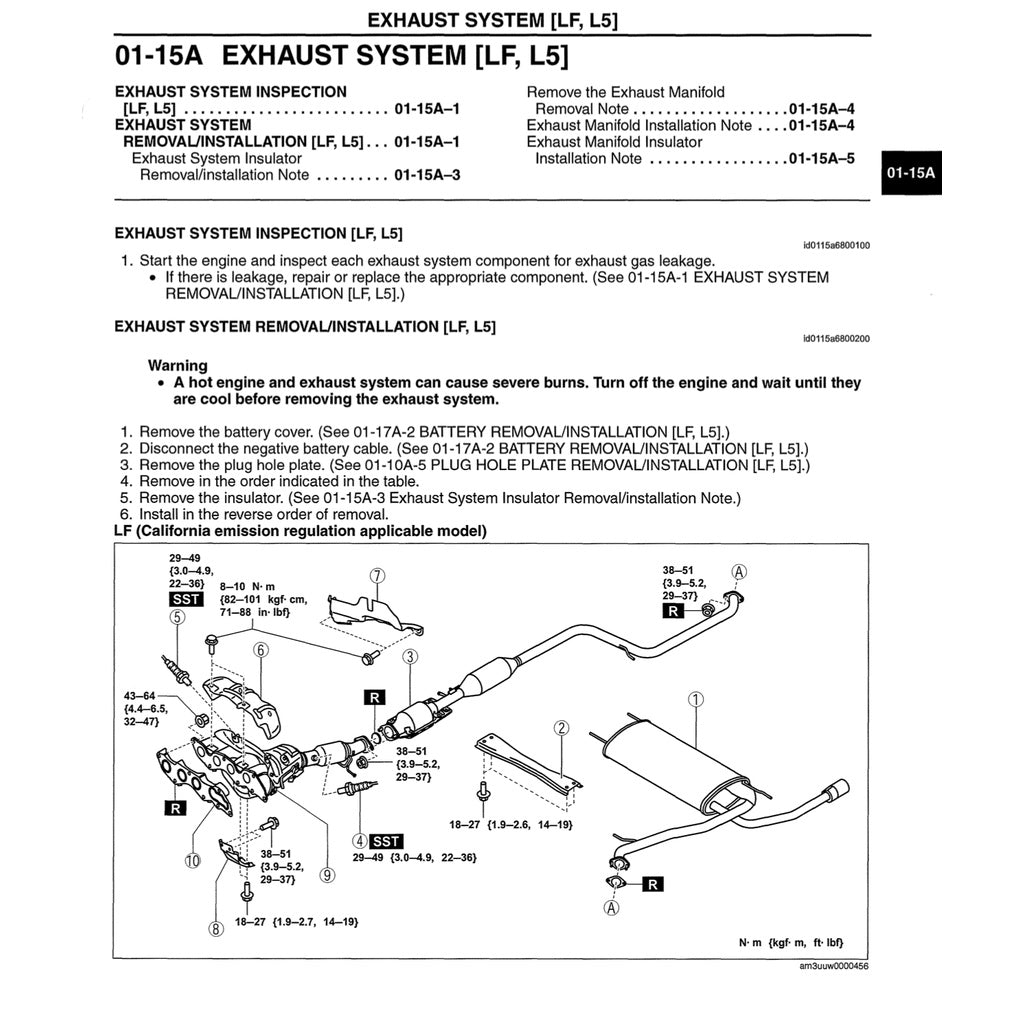 Mazda 3 BL 2009-2013 Full Manual Set – Repair & Maintenance Manual - page 7