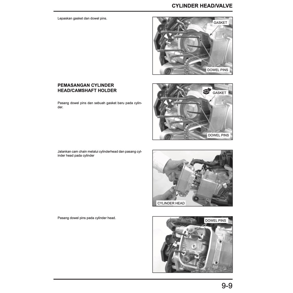 Honda VARIO 150 BEAT 110 Workshop Repair Manual / BUKU PEDOMAN REPARASI - page 8
