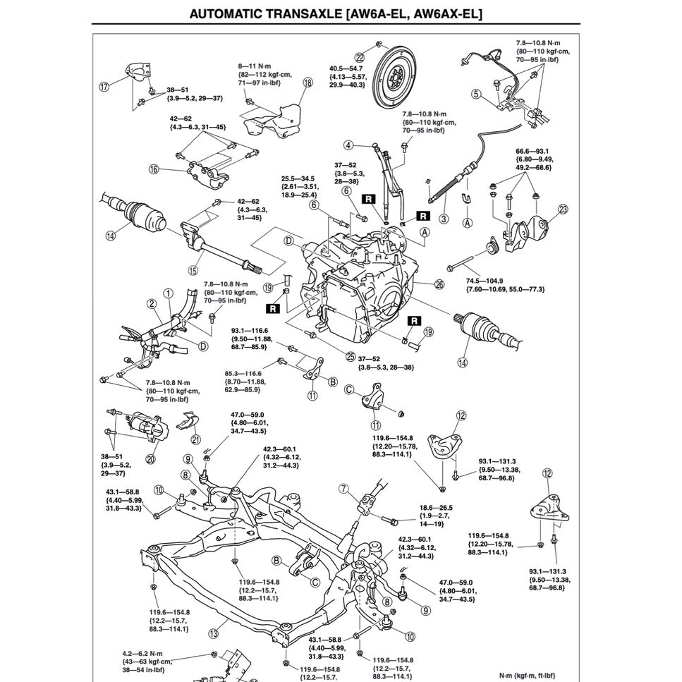 Mazda CX-7 ER 2007-2012 Full Manual Set – Repair & Maintenance Manual - page 7
