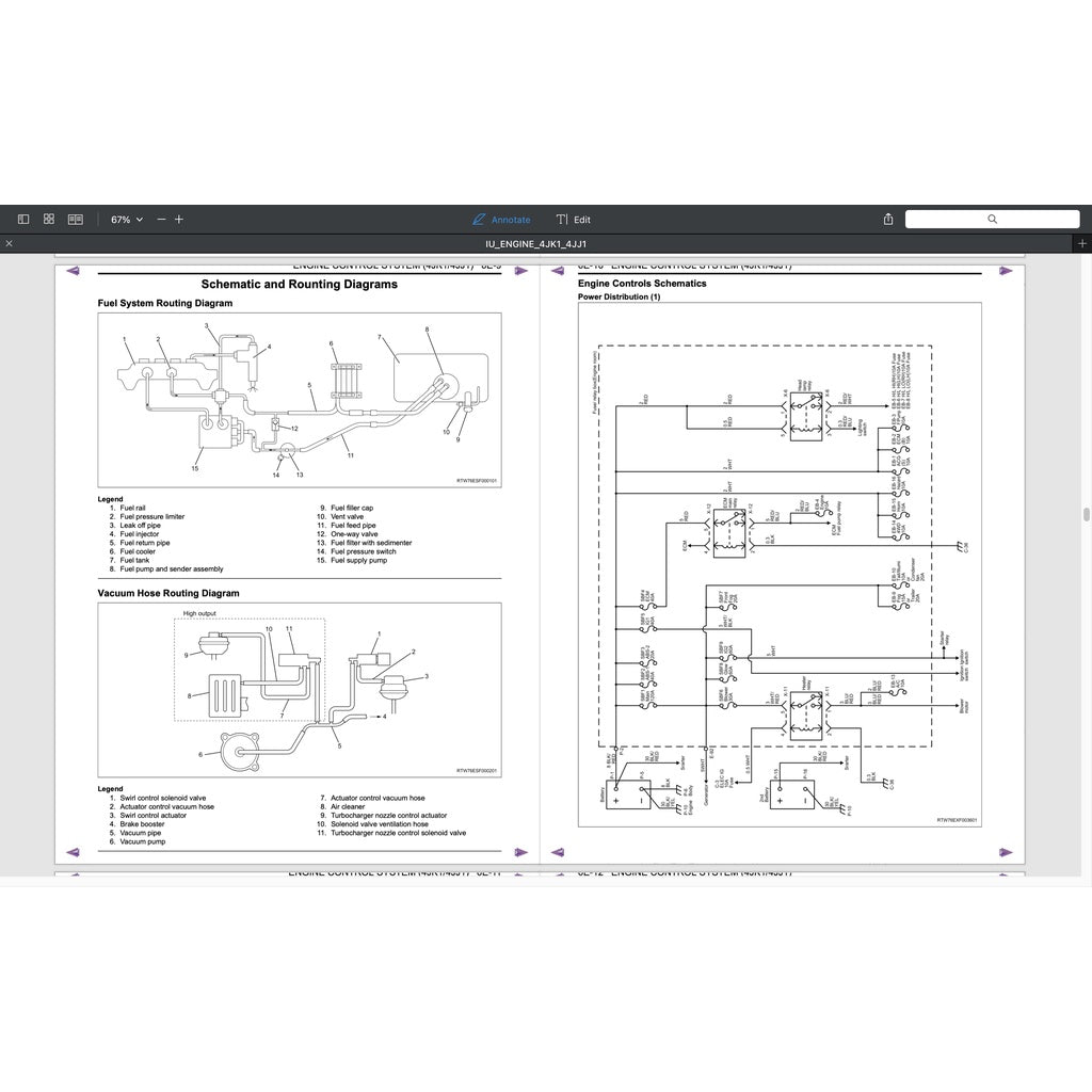 Isuzu Engine 4JK1 Workshop Repair Manual- Isuzu D-MAX - page 8