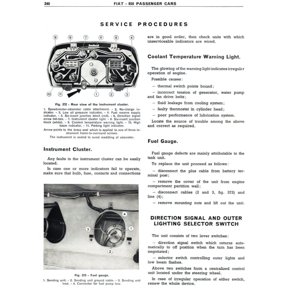Fiat 850 100 B/C/G 1964-1973 Full Manual Set – Repair & Maintenance Manual and User Handbook - page 6