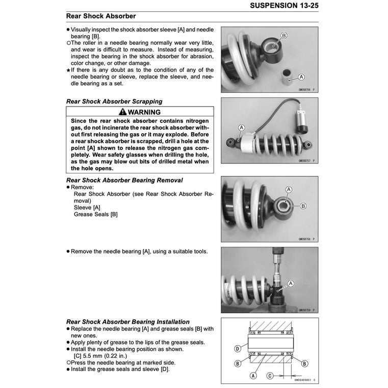 Kawasaki VERSYS KLE 650 2015+ Full Manual Set – Repair & Maintenance Manualand Spare Parts Catalog and User Handbook - page 5