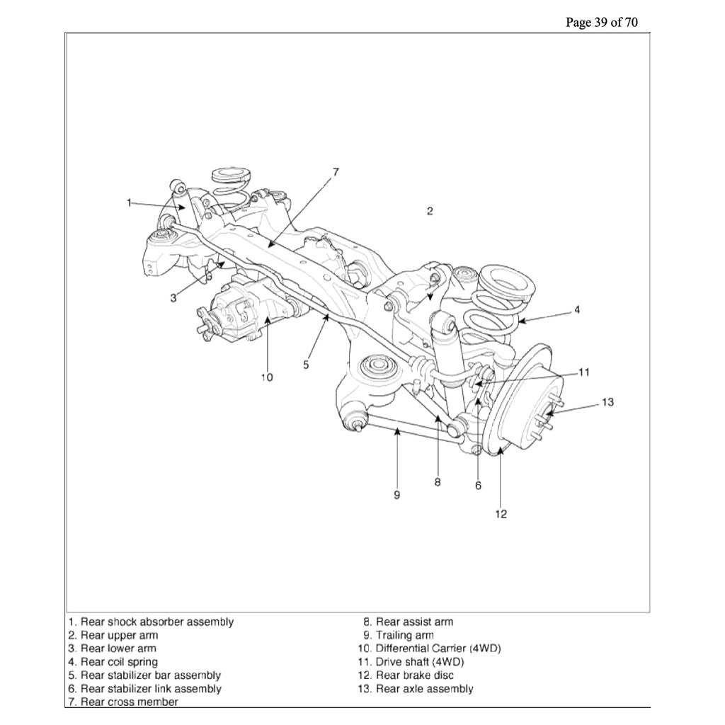 Hyundai SANTA FE CM 2007-2012 Full Manual Set – Repair & Maintenance Manual - page 8