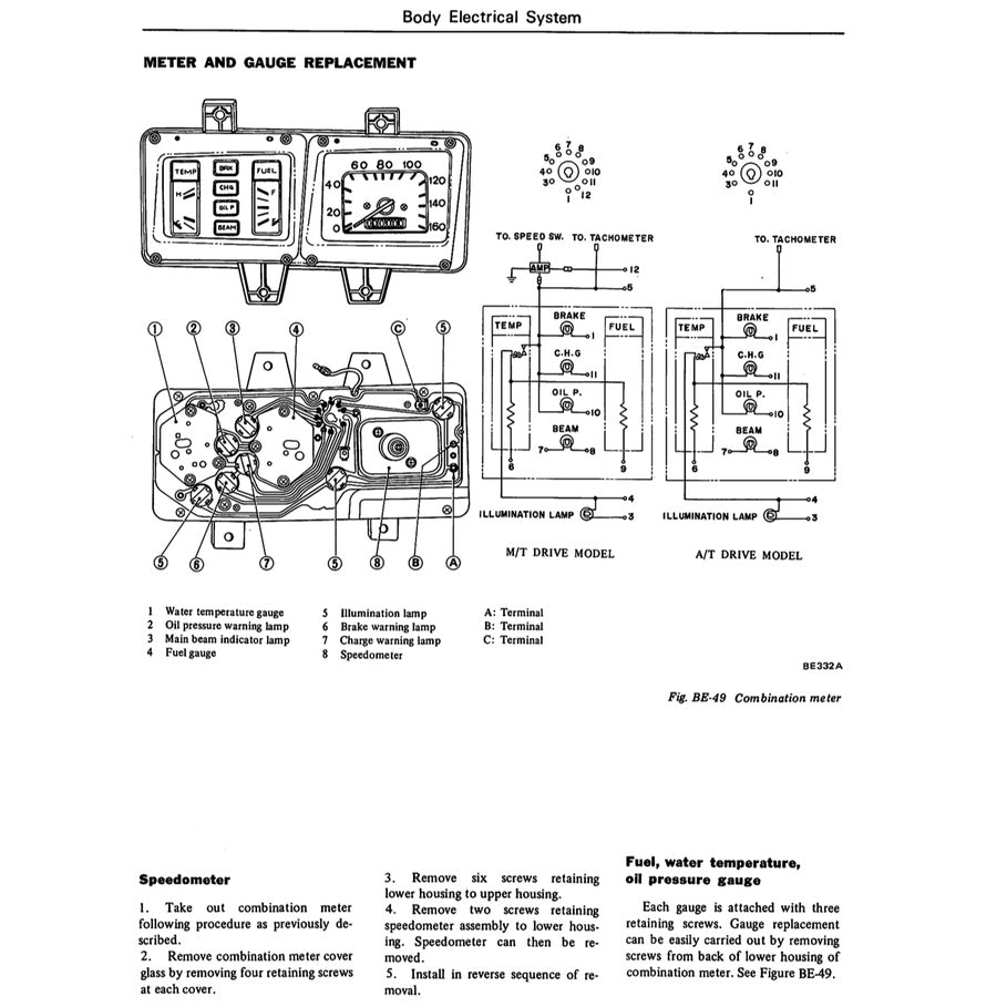 Datsun SUNNY 120/130/140Y B210 1973-1977 Full Manual Set – Repair & Maintenance Manual - page 9
