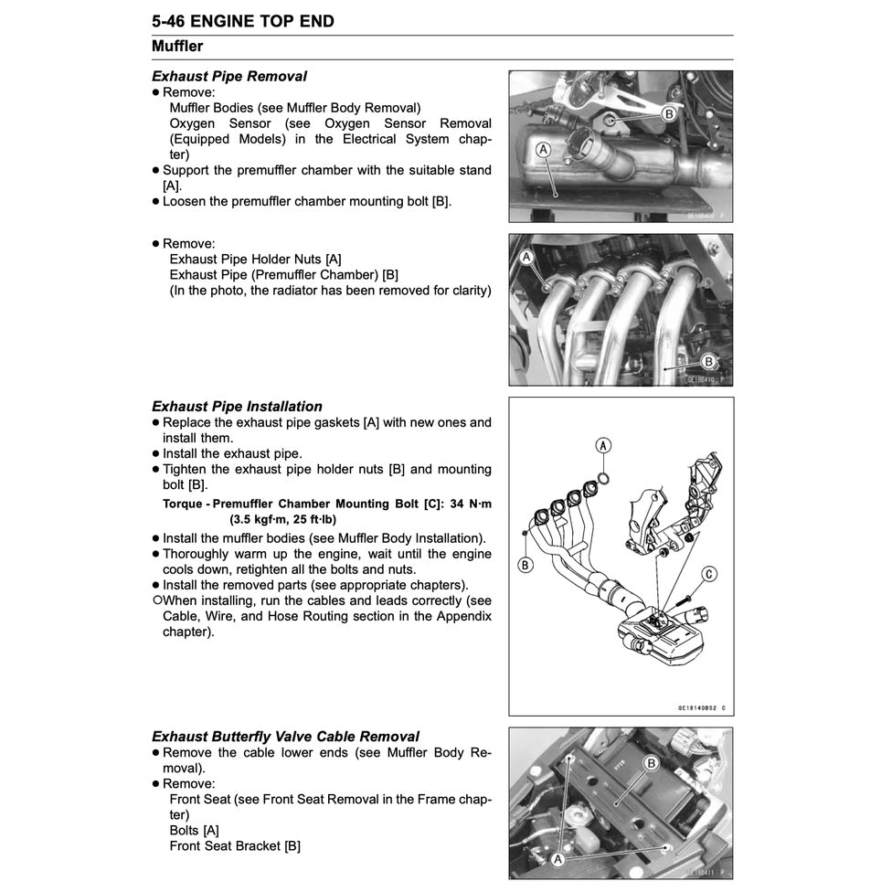 Kawasaki Z1000 2010-2013 Full Manual Set – Repair & Maintenance Manual and User Handbook - page 6
