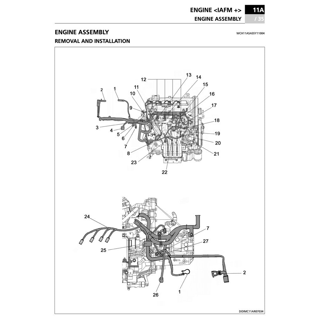 Proton CAMPRO IAFMand Engine Workshop Manual and Wiring BULLETIN - page 8