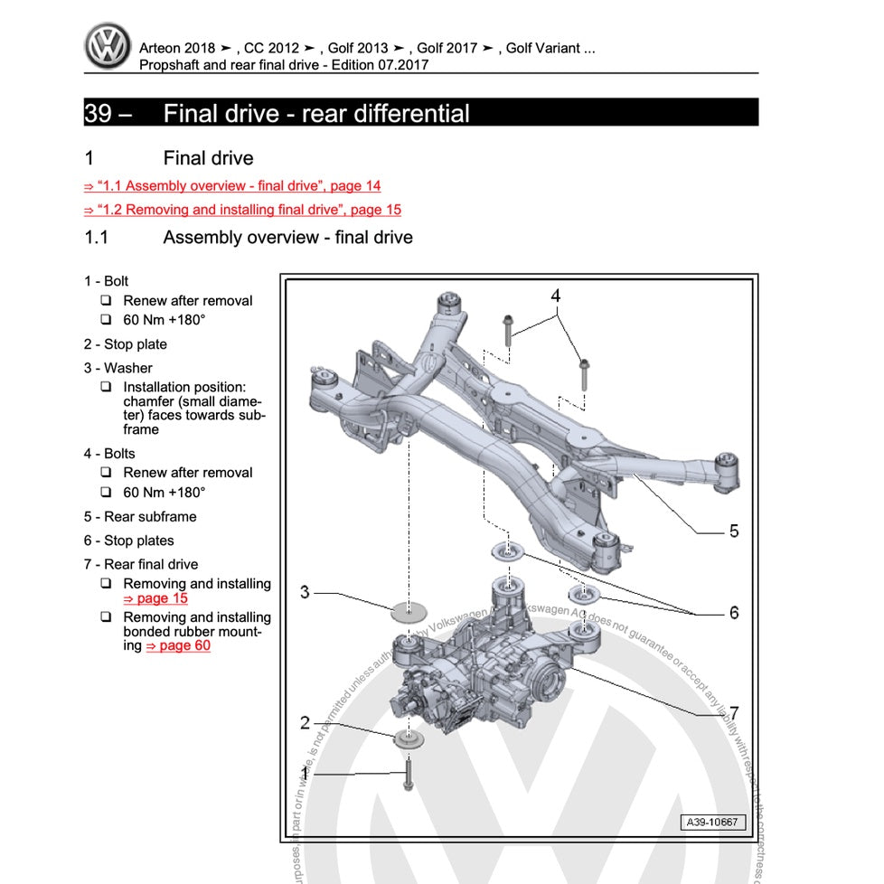 VW TIGUAN II AD/BW 2016+ Full Manual Set – Repair & Maintenance Manual - page 8