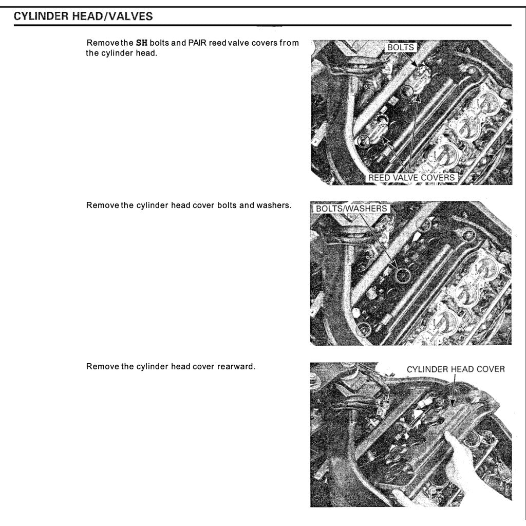 Honda CBR954RR FIREBLADE 2002-2003 Full Manual Set – Service Repair Manual and Spare Parts Catalog and User Handbook - page 8