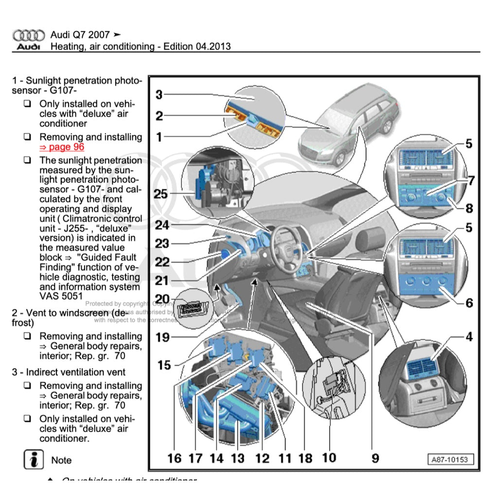 Audi Q7 4L 2006-2015 Full Manual Set – Repair & Maintenance Manual - page 8