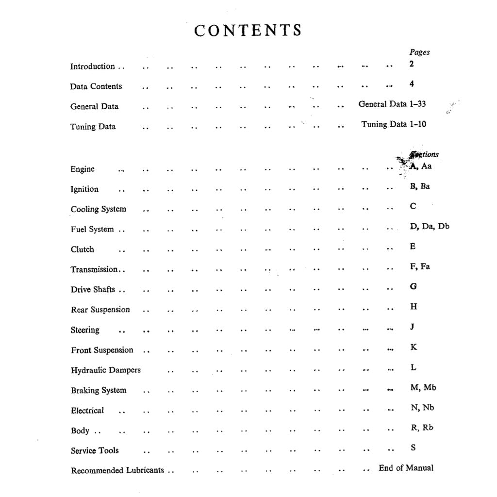 MINI Cooper MK1 MK2 MK3 S Full Manual Set – (1959-1975) Repair & Maintenance Manual - page 2