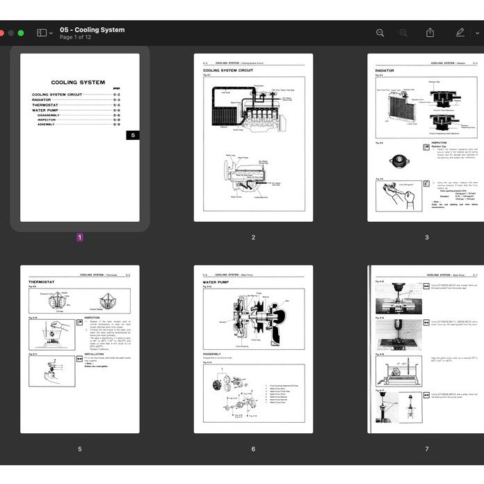 [CLASSIC] Toyota "4M" Engine 1977-1986 Full Manual Set – Repair Manual - page 9