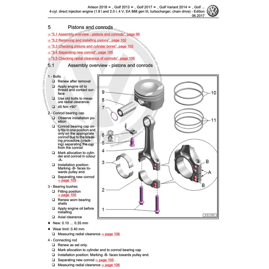VW TIGUAN II AD/BW 2016+ Full Manual Set – Repair & Maintenance Manual - page 9