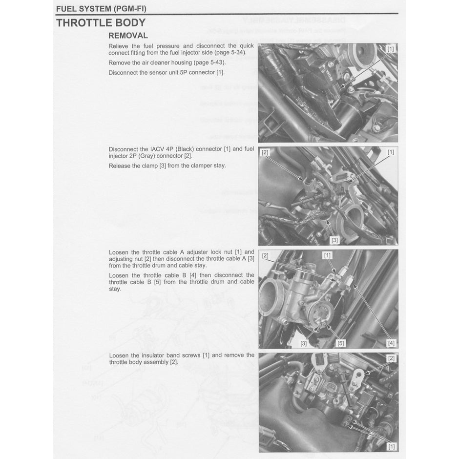 Honda CBR 250 R 2011-2021 Full Manual Set – Repair & Maintenance Manual and Spare Parts Catalog and User Handbook / CBR250R - page 9