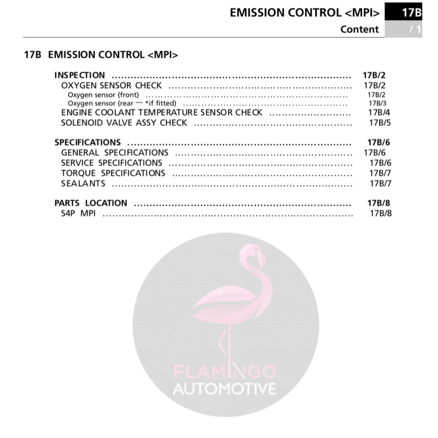 Proton CAMPRO S4P-CPS Engine Workshop Repair Manual / Proton GEN2 / WAJA / SATRIA NEO /EXORA - page 7