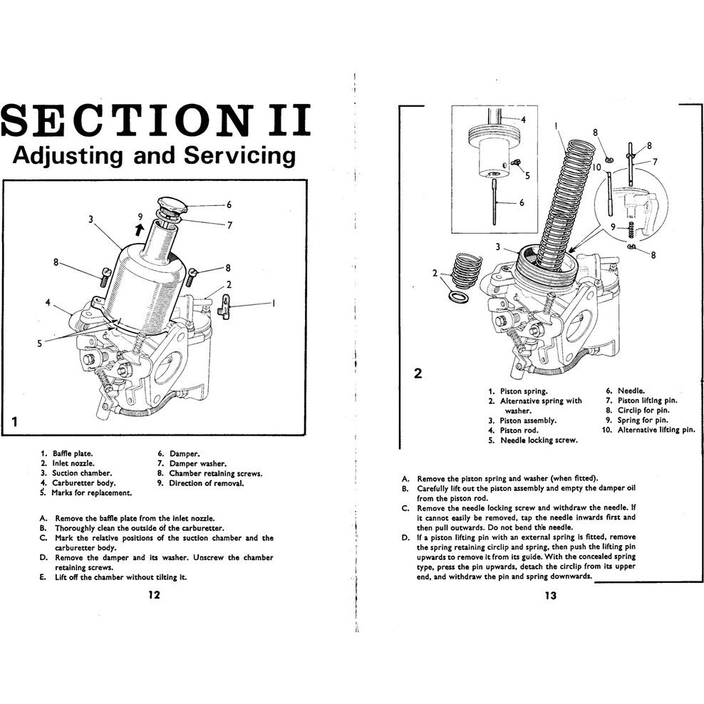 [CLASSIC] TWIN "SU" CARBURETTOR TUNING Manuals / MINI / AUSTIN / MORRIS / MG / Triumph / Jaguar / Volvo - page 8