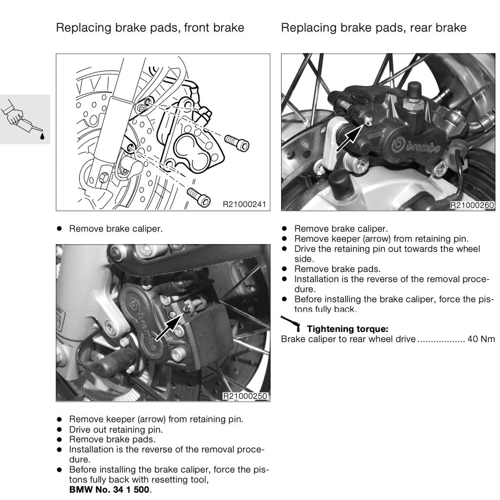 BMW R1150 GS 1999-2004 Full Manual Set – Service Repair Manual and OWNER's Manual - page 9