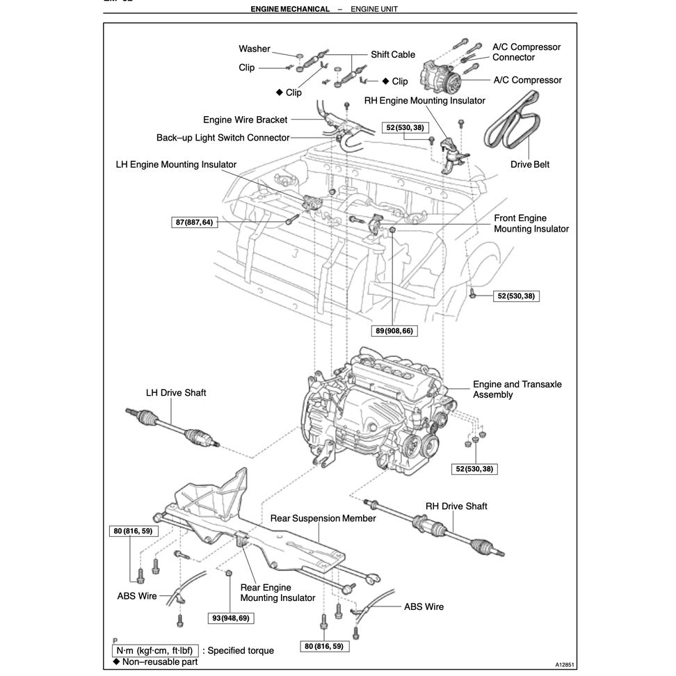Toyota MR-2 SW30 - SPYDER 2000-2007 Full Manual Set – Repair & Maintenance Manual - page 9