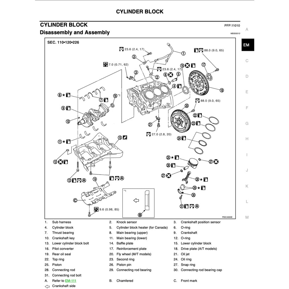 Nissan 350-Z / Z33 2003-2009 Full Manual Set – Repair & Maintenance Manual - page 9