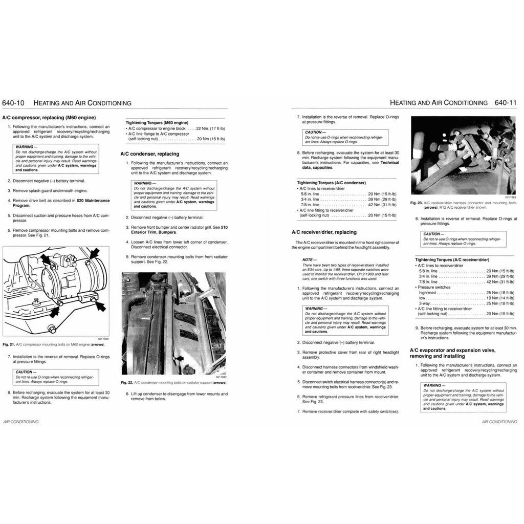 BMW 5 Series E34 1989-1995 Full Manual Set – Repair & Maintenance Manual - page 8