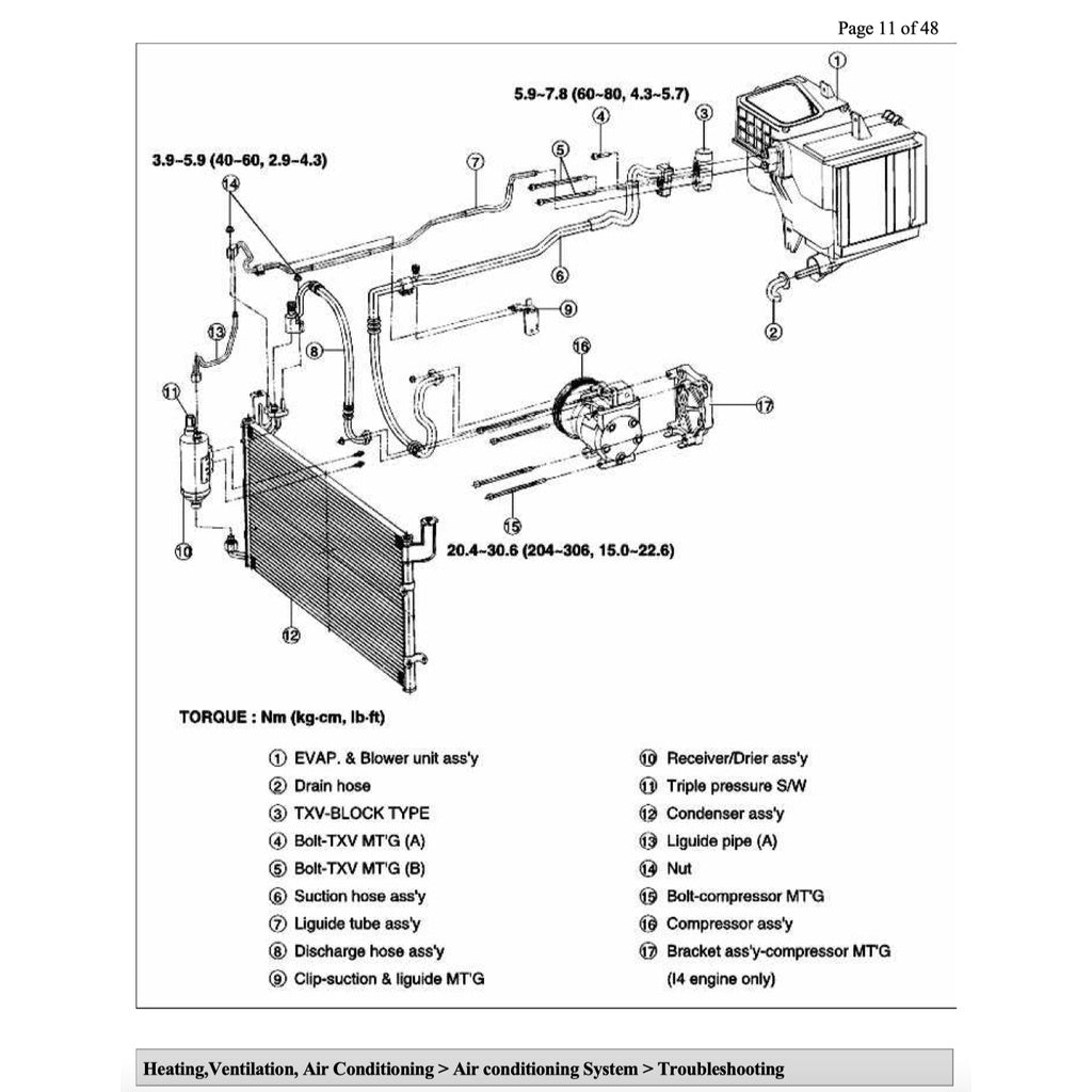 Kia OPTIMA 2000-2006 Full Manual Set – Repair & Maintenance Manual - page 7