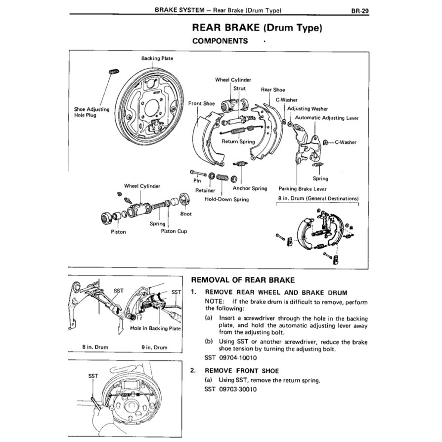 Toyota COROLLA FR AE86 1984-1987 Full Manual Set – Repair & Maintenance Manual - page 4