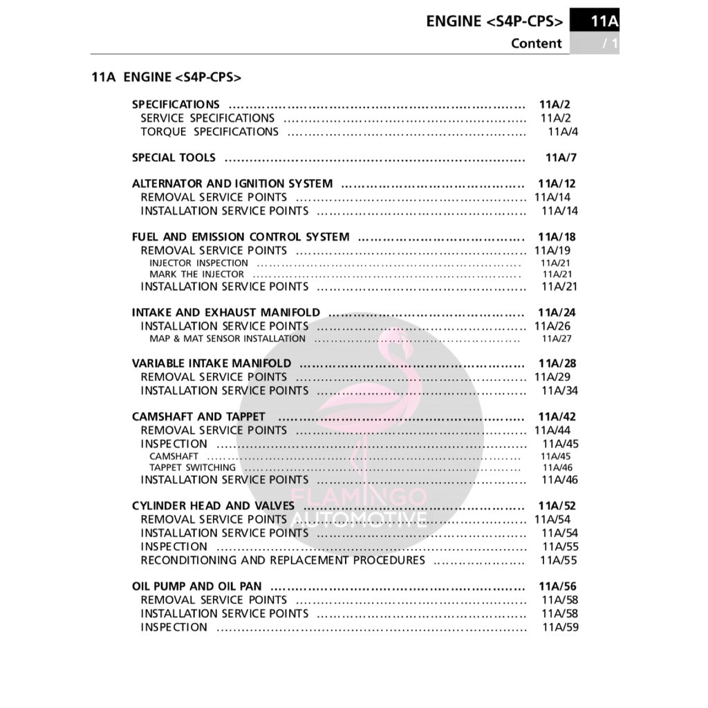 Proton CAMPRO S4P-CPS Engine Workshop Repair Manual / Proton GEN2 / WAJA / SATRIA NEO /EXORA - page 2