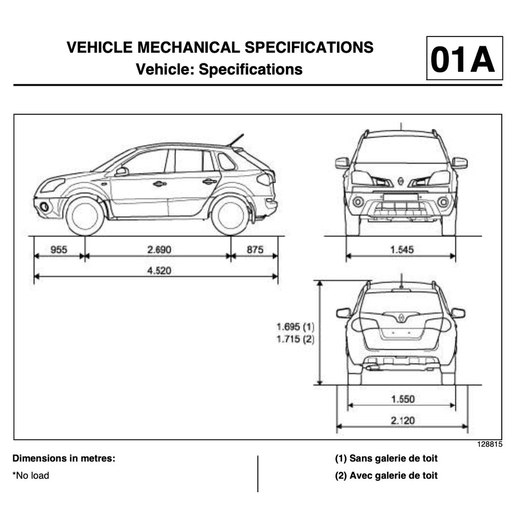 Renault KOLEOS X45 2007-2016 Full Manual Set – Repair & Maintenance Manual - page 2