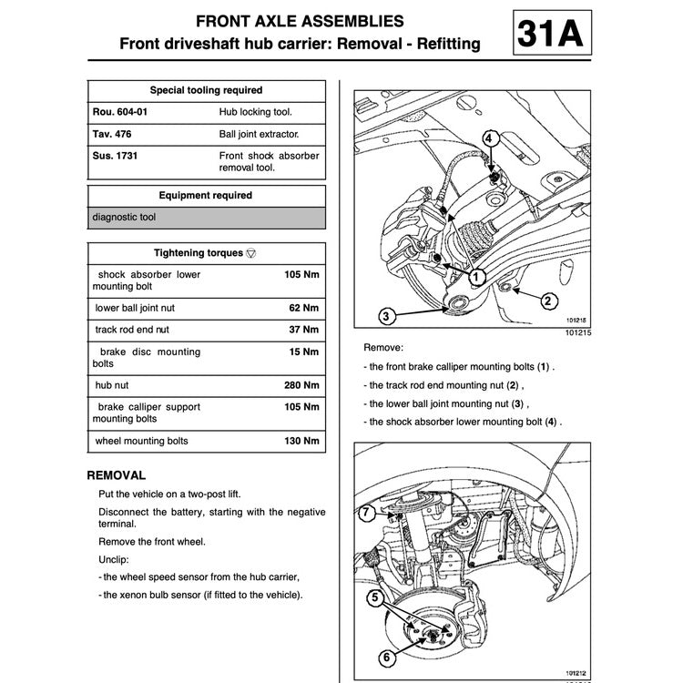 Renault SCENIC II J84 2003-2009 Full Manual Set – Repair & Maintenance Manual - page 4