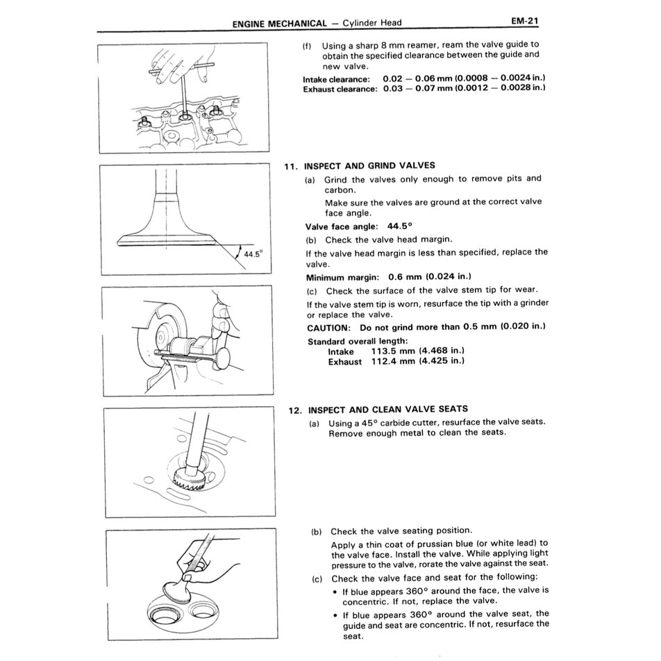 Toyota HILUX N80/90/100/110 1988-1997 Full Manual Set – Service Repair Workshop Manual - page 9