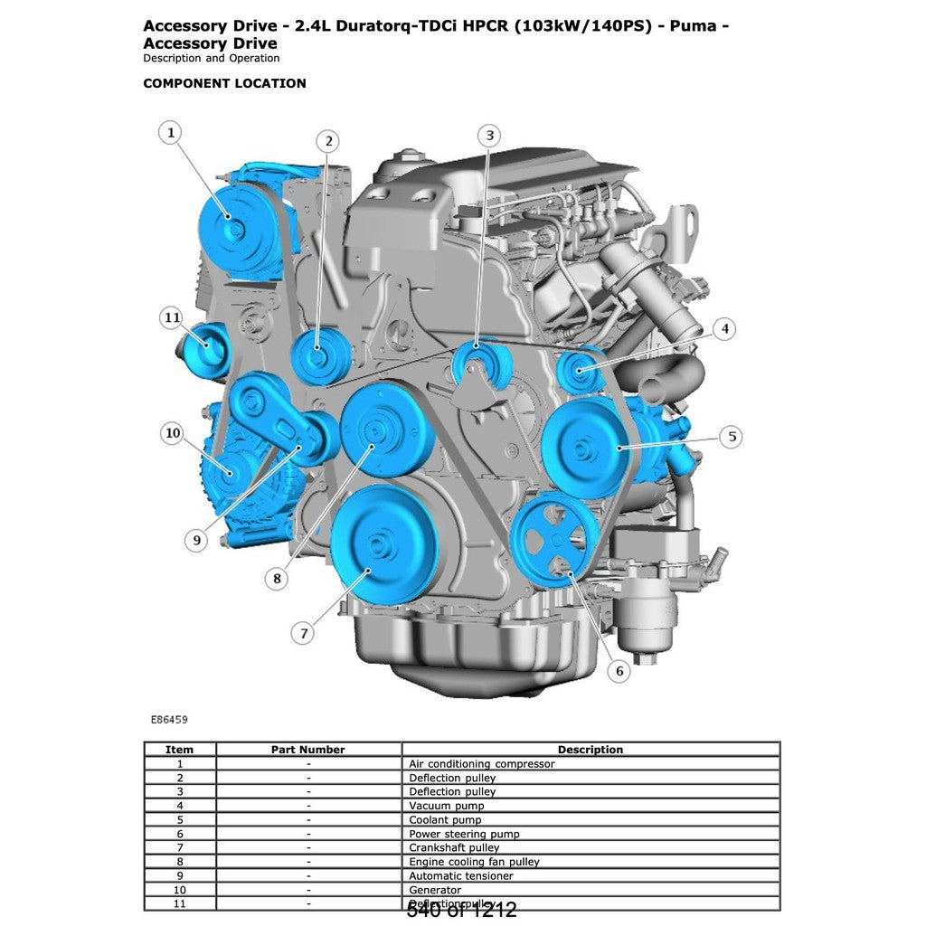 Land Rover DEFENDER 90/110/130 2007-2011 Service Repair Workshop Manual - page 9
