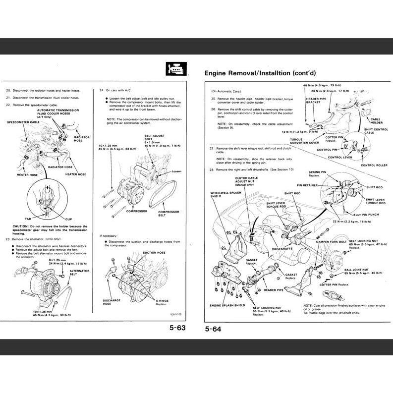 Honda CIVIC & CRX 4 ED/EE/EF/SH 1988-1991 Full Manual Set – Repair & Maintenance Manual - page 8