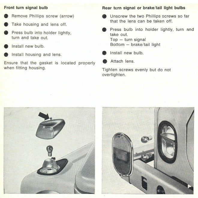 [CLASSIC] VW 181 "THING" 1968-1983 Full Manual Set – Repair & Maintenance Manual/ Parts LIST/ Parts INTERCHANGE LIST/ DRIVER Handbook KOMBO - page 4
