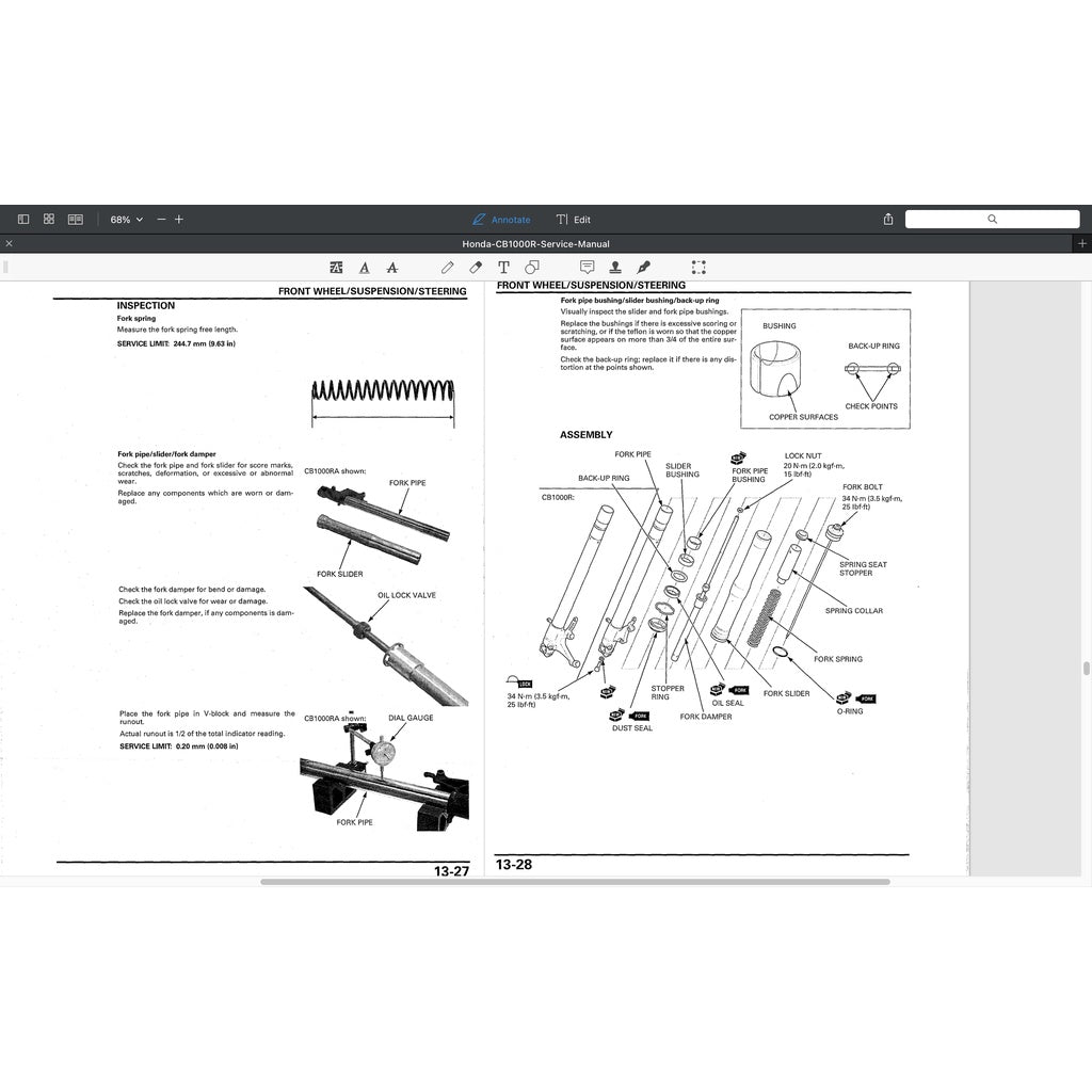 Honda CB1000R SC60 2009-2017 Full Manual Set – Repair & Maintenance Manual and User Handbook / CB 1000 R - page 4