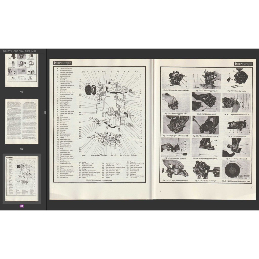 Toyota CORONA T40/T50 1962-1972 Full Manual Set – Repair & Maintenance Manual HARDCOVER - page 8