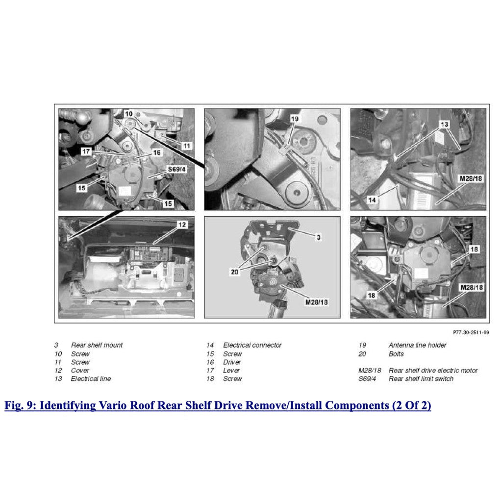 Mercedes-Benz SLK R172 2011-2020 Full Manual Set – VARIO Roof Service Repair Manual - page 4